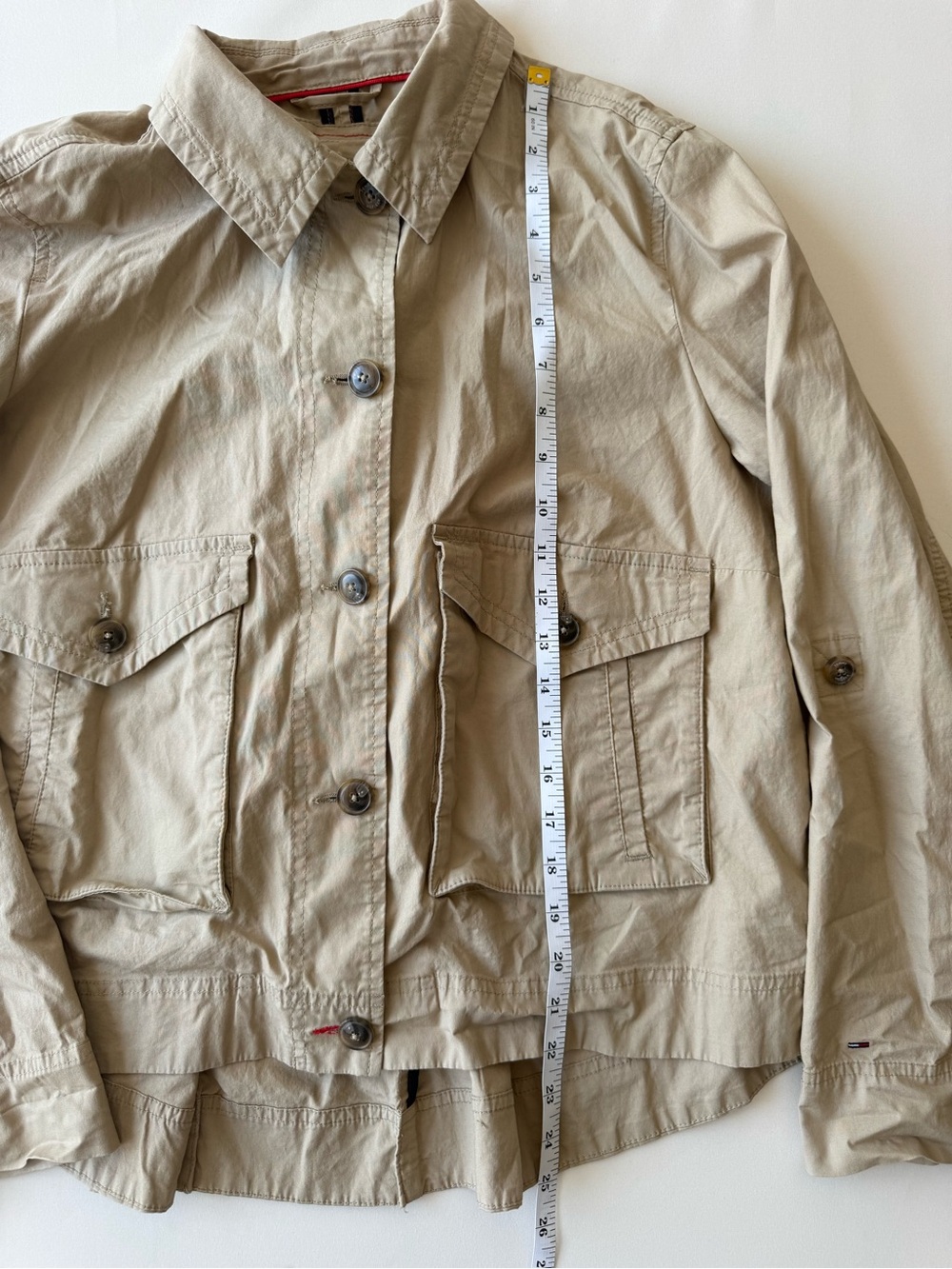 Tommy Hilfiger Women’s Beige Utility Field Jacket | Size S - Picture 11 of 15